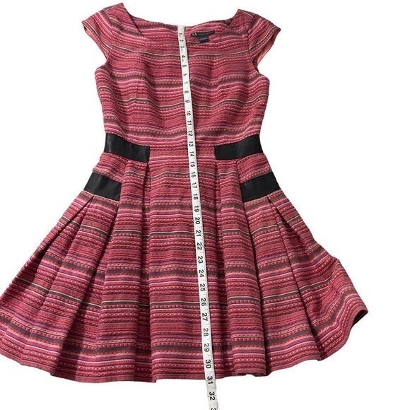 A/X Armani Echange Cap Sleeve Pleated Dress Size 2 - Picture 10 of 16